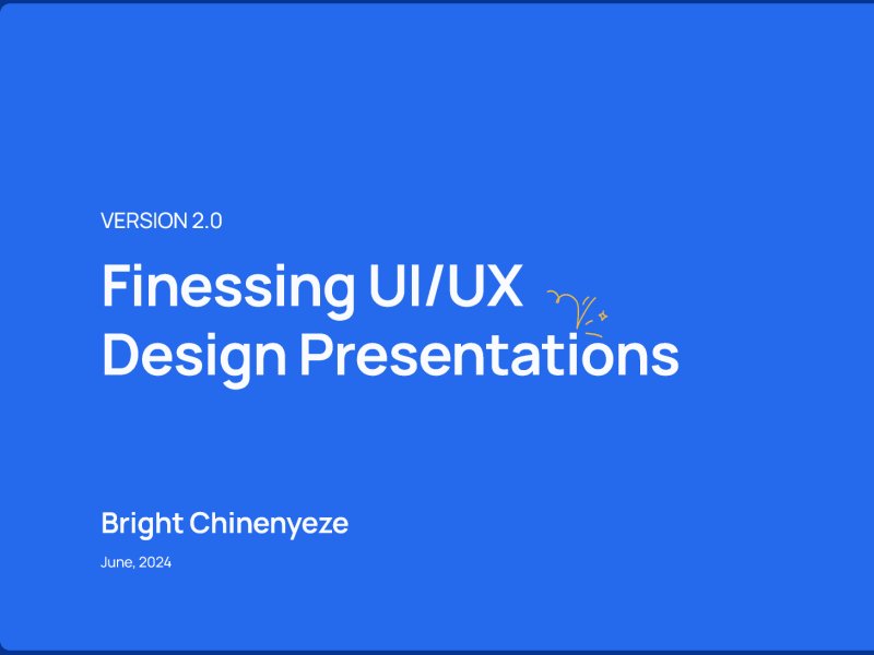 UI/UX 스터디 디자인 제안 - 프레젠테이션 템플릿