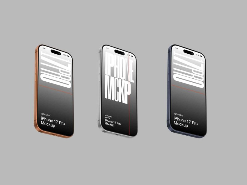Floating iPhone 17 Pro Mockup