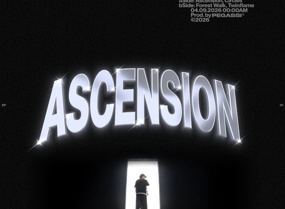 Pegassi Ascension 몰입형 뮤직 프로모션 웹
