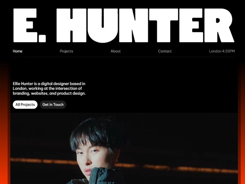심플 & 프로페셔널 포트폴리오 - E.Hunter