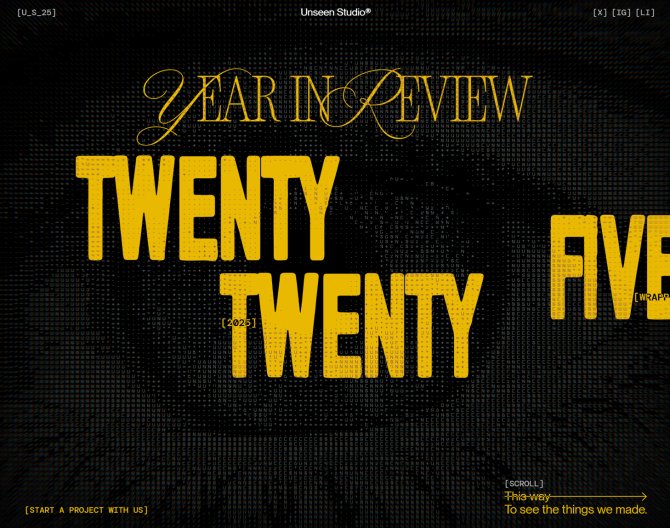 영국의 디자인 에이전시 - Unseen Studio